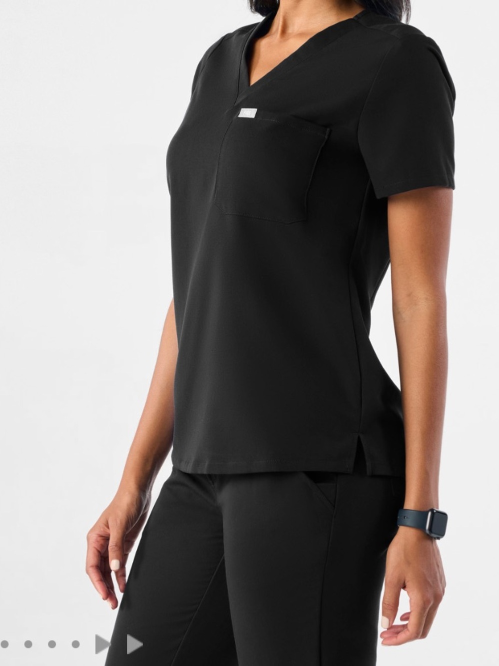 Women’s Black FIGS Catarina small
